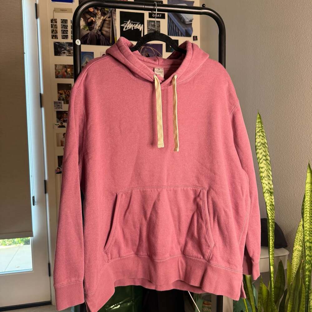 Member's Mark Newport Boyfriend Hoodie Size XXL Mauve Pearl